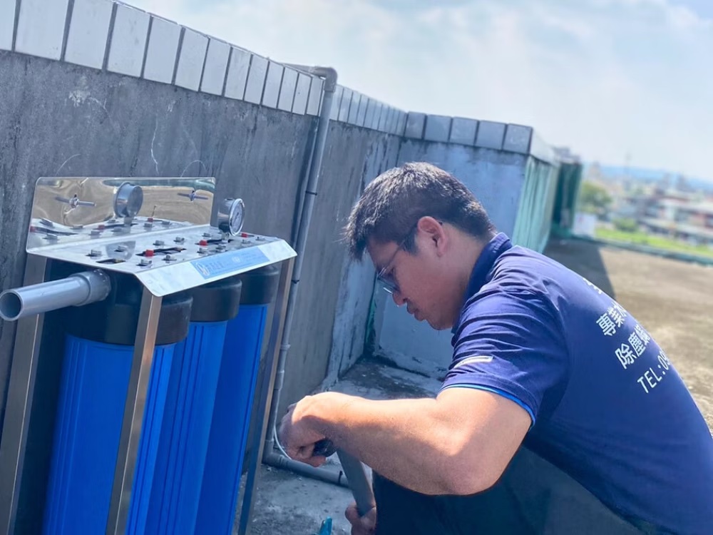 全家潔客製化經濟過濾系統,輕鬆方案案例施工或設備安裝現場照片