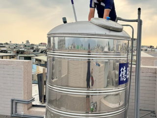 全家潔從水塔源頭改善家中水源～案例施工或設備安裝現場照片